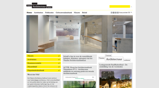 Vlaams Architectuurinstituut social media workshop